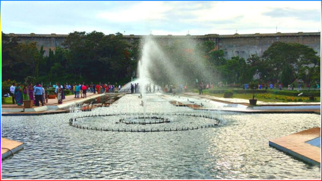 1.Brindavan Gardens, Mysore