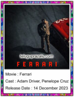 Ferrari (2023) Hollywood Movie In Telugu